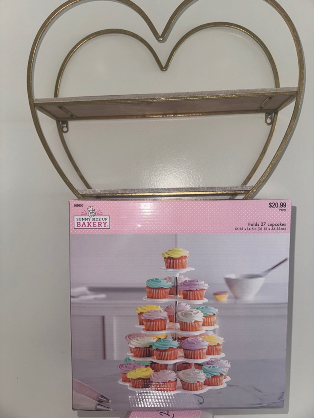 Pink Cupcake Stand Display